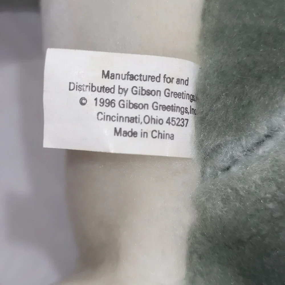 Vintage Gibson Greetings Plush Dolphin Sounds Stuffed Animal 1996 13
